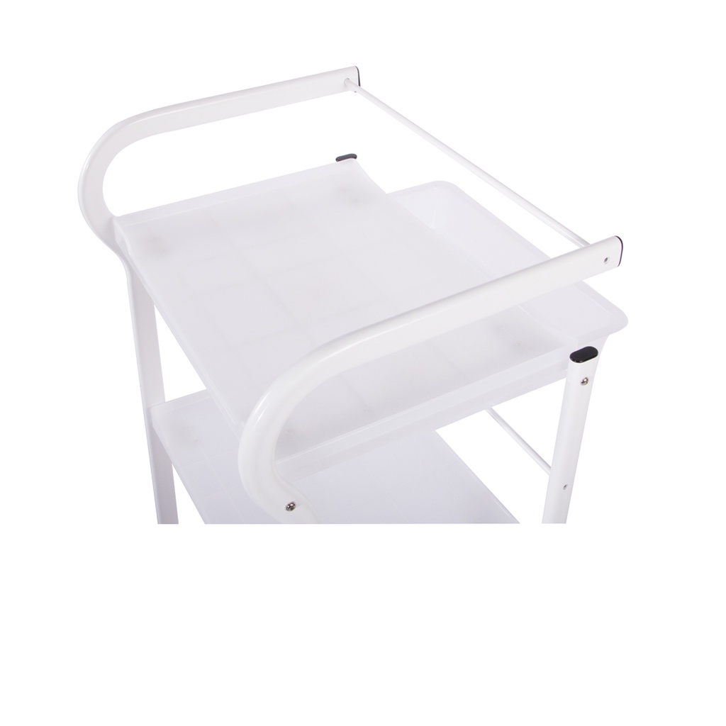 Carrito Metálico Blanco de Diseño Minimalista Part | Weelko