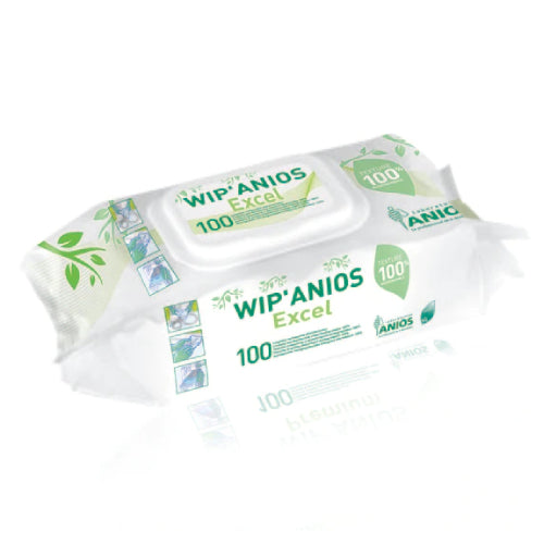 Toallitas Desinfectantes Wip' Anios Excel sin alcohol (100 uds)