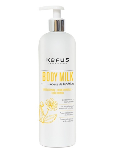 [002-154] Loción Corporal Body Milk Aceite Hipérico Kefus (500 ml)