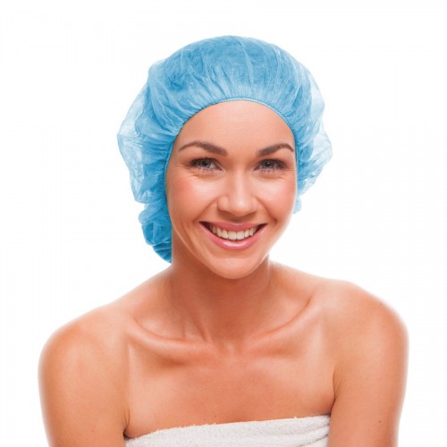[004-045] Gorro Desechable Circular 55cm | Azul TNT (2.000 uds)