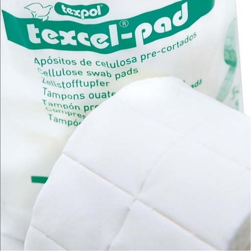 [072-003] Aposito de Celulosa Precortada | 4 x 5cm (2 Rollos de 500 uds)